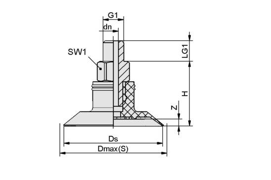 SGPN 30 HT1-60 G1/4-AG