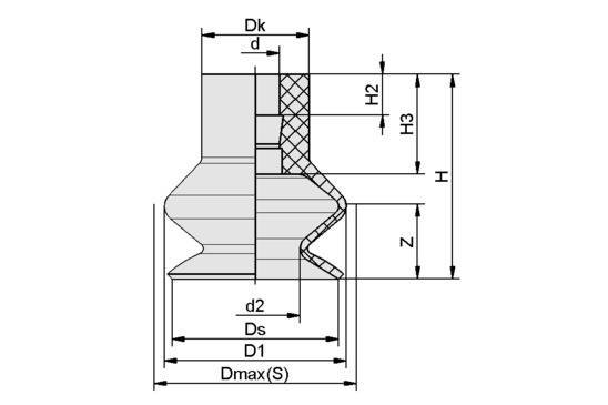 FSGA 14 NBR-55 M5-AG