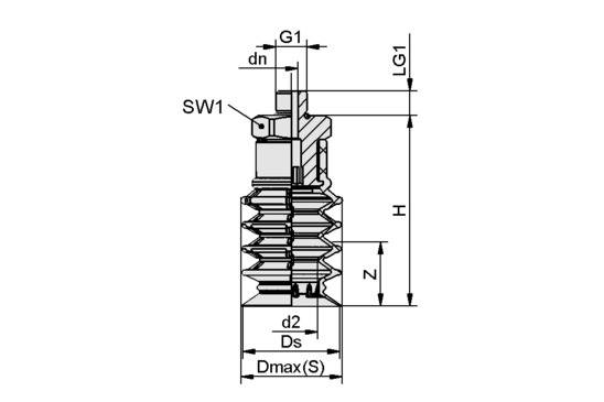 SPB4 50 SI-55 G1/4-AG