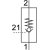 HGL-1/8-1/8-B 543253 FESTO - Управляемый обратный клапан G1/8, изображение 2