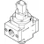 HEE-3/8-D-MINI-110 165075 FESTO - Отсечной клапан электр. упр., G3/8, 110 V AC, 3/2 НЗ, изображение 1