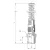 01025 00 009 AIGNEP - Штуцер прямой с нар. резьбой с пружиной с накидной гайкой R3/8-10/8 мм, изображение 2