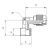 01101 00 003 AIGNEP - Штуцер угловой с нар. резьбой с накидной гайкой M12X1.5-6/4 мм, изображение 2