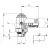 50901 00 002 AIGNEP - Дроссель с обратным клапаном, M5-4 мм, для привода, изображение 2