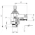 57925 00 008 AIGNEP - Дроссель без обратного клапана, G1/8-6 мм, изображение 2