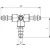 15230 00 003 AIGNEP - Тройник T-образный ниппельный 4 мм, изображение 2