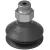 VASB-40-1/4-NBR 35413 FESTO - Присоска вакуумная круглая сильфон 1.5 гофра, 40 мм, резина NBR, G1/4, изображение 1