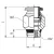55000 00 011 AIGNEP - Штуцер прямой с нар. резьбой цанговый UNI 1/4-12 мм, изображение 2