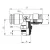 89211 00 016 AIGNEP - Тройник T-образный с нар. резьбой осевой цанговый UNI 1/8-8 мм, изображение 2