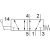 L521-06S EMC - Распределитель с кнопкой, 5/2 моност., G1/8, изображение 2