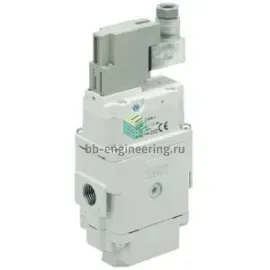 AV2000-02-5DB-A SMC - Клапан плавного пуска электр. упр., G1/4, 24 V DC, 3/2 НЗ, изображение 1