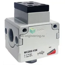 MC238-V36 CAMOZZI - Отсечной клапан пневм. упр., G3/8, 3/2 НЗ, изображение 1