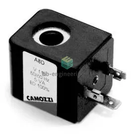 A8B CAMOZZI - Катушка электромагнитная 24 V AC, 5 VA, 30 мм, Ø10.2 мм, DIN A 18 мм, изображение 1