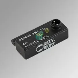 DSM2-C525 W0950000201 METAL WORK - Датчик положения герконовый, НО, кабель 2-пров. 2.5 м, изображение 1