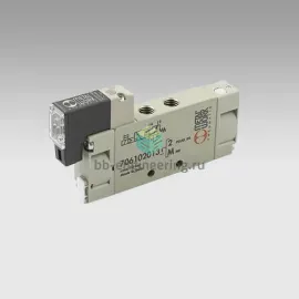 MSV 15 SES OO 24VDC PLUG-IN 7061030132 METAL WORK - Распределитель электр. упр., 5/2 моност., M7, 24 VDC, изображение 1