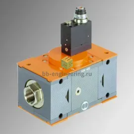 V3V 100 3/8 3369000 METAL WORK - Отсечной клапан пневм. упр., G3/8, 3/2 НЗ, изображение 1