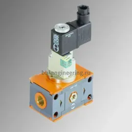 VAP 100 1/4 3271600 METAL WORK - Клапан плавного пуска электр. упр., G1/4, без катушки, 2/2 НЗ, изображение 1