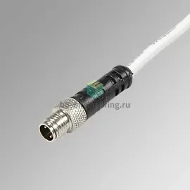 0240009053 METAL WORK - Разъём M8X1, 3-пин прямой с кабелем, 3-пров. 2.5 м, изображение 1