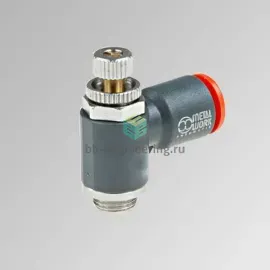 MRF N T C 4 M5 9021001C METAL WORK - Дроссель с обратным клапаном, M5-4 мм, для привода, изображение 1