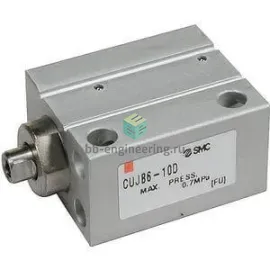 CDUJB20-5D SMC - Мультимонтажный пневмоцилиндр, 20X5 мм, двуст. действ., внутр. резьба, изображение 1
