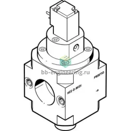 HEE-D-MAXI-230 172964 FESTO - Отсечной клапан электр. упр., G3/8, 230 V AC, 3/2 НЗ, изображение 1