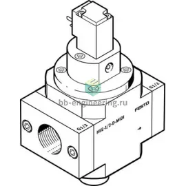 HEE-1/2-D-MAXI-110 186520 FESTO - Отсечной клапан электр. упр., G1/2, 110 V AC, 3/2 НЗ, изображение 1