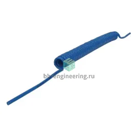 SDPU 0120 805 AZ AIGNEP - Шланг спиральный полиуретановый 12 мм, синий, изображение 1