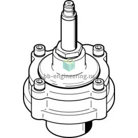 VZWE-F-M22C-M-G1-250-H 1795190 FESTO - Импульсный клапан, фланцевый, электр. упр., без катушки, изображение 1