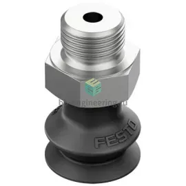 VASB-15-1/8-NBR 35411 FESTO - Присоска вакуумная круглая сильфон 1.5 гофра, 15 мм, резина NBR, G1/8, изображение 1