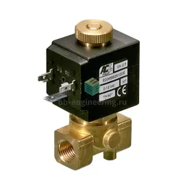D206BE52/3/ ACL - Клапан электромагнитный, G1/4, двухходовой (2/2) НО, без катушки, латунный, изображение 1