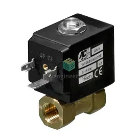 W106BV30 ACL - Клапан электромагнитный, G1/4, двухходовой (2/2) НЗ, без катушки, латунный, изображение 1