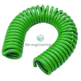 TSP 8/6-V (L=5) CAMOZZI - Трубка спиральная полиамидная 8 мм, 5 м, зеленая, изображение 1