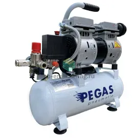 PG-600 6605 PEGAS - Бесшумный компрессор безмасляный, изображение 1