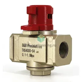 THS4000-04 B&B PNEUMATICS - Отсечной клапан ручной, G1/2, 3/2 бист., изображение 1