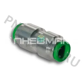 031400 PNEUMAX - Соединитель прямой цанговый 14 мм, изображение 1
