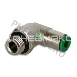 220618 PNEUMAX - Штуцер угловой с нар. резьбой цанговый G1/8-6 мм, изображение 1