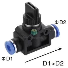 EHVFF10-10-B EMC - Отсечной клапан ручной, 2/2 бист., 10 мм, изображение 1