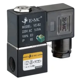 V221-06E4 EMC - Распределитель прямого действия электр. упр., 2/2 НЗ, G1/8, 24 VDC, изображение 1