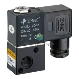 V321-06E2 EMC - Распределитель прямого действия электр. упр., 3/2 НЗ, G1/8, 220 VAC, изображение 1