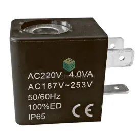 XHC-V1-E5 EMC - Катушка электромагнитная 12 V DC, 17 мм, Ø8 мм, DIN C MICRO 9.4 мм, изображение 1