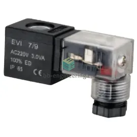 XHD-V1-E1 EMC - Катушка электромагнитная с разъёмом 110 V AC, 17 мм, Ø8 мм, DIN C MICRO 9.4 мм, изображение 1