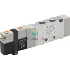 SV5222-06E4 EMC - Распределитель электр. упр., 5/2 бист., G1/8, 24 VDC, изображение 1
