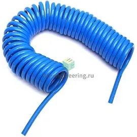 SPA12EHF4X6X7.5 MEBRA - Трубка спиральная полиамидная 6 мм, 7.5 м, синяя, изображение 1