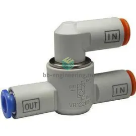 VR1220F-10 SMC - Клапан "ИЛИ", 10 мм (трубка), 1000 л/мин, изображение 1