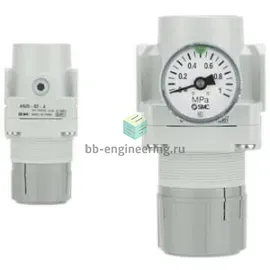 AR20-F01BG-A SMC - Регулятор давления, G1/8, 7 бар, изображение 1