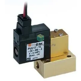 PVQ13-5L-04-M5-A SMC - Пропорциональный клапан, M5, 6 л/мин, 24 V DC, изображение 1