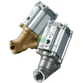 VXB215AA SMC - Клапан седельный, G3/8, ДУ 11, бронзовый, 2/2 НЗ, изображение 1