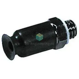 ZPT13CN-B01 SMC - Присоска вакуумная плоская с ребрами, 13 мм, резина NBR, R1/8, изображение 1