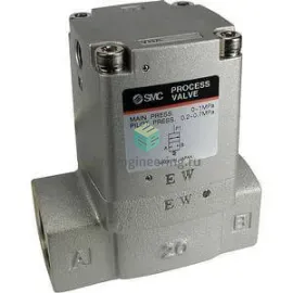VNA202A-15A SMC - Клапан седельный, G1/2, ДУ 15, алюминиевый, 2/2 НО, изображение 1
