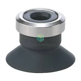 ZP20UF SMC - Присоска вакуумная круглая плоская, 20 мм, фторкаучук, без держателя, изображение 1